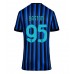 Inter Milan Alessandro Bastoni #95 Hjemmedrakt Dame 2025-26 Korte ermer